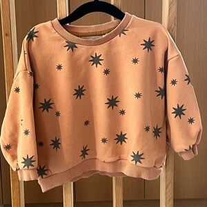 Starry Orange Kids Sweatshirt